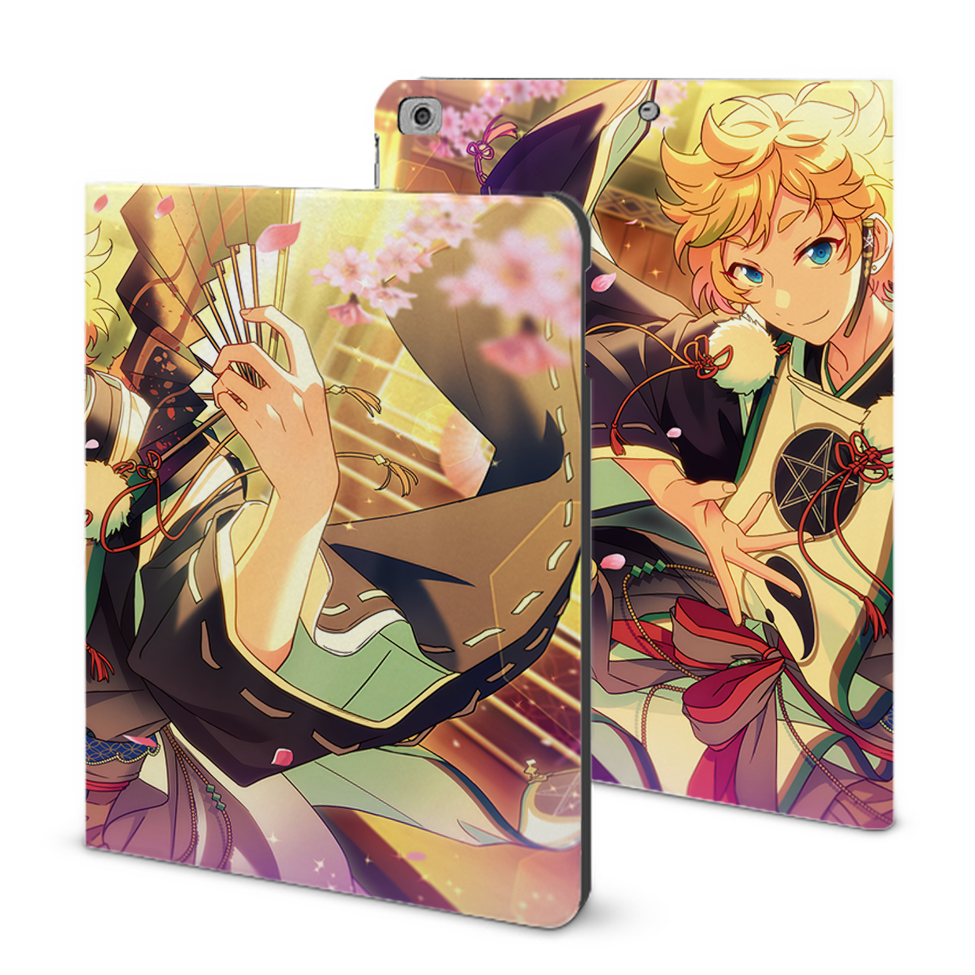 （画像用） あんさんぶるスターズ! Ensemble Stars IPad ケース ブック型 PUレザー TPU 耐衝撃 軽量 薄型 ペン収納なし 全面保護 IPad 各モデル対応
